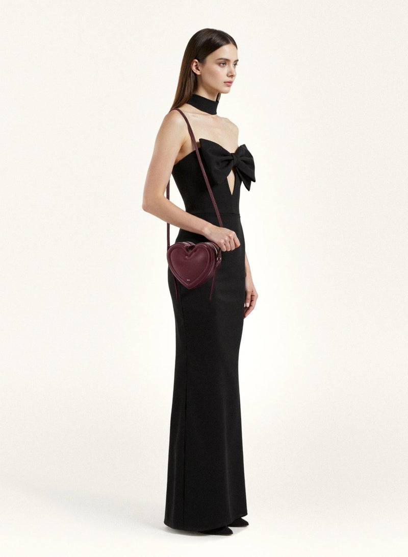 JW PEI Arlene Claret Heart Shaped Handbag - Image 5